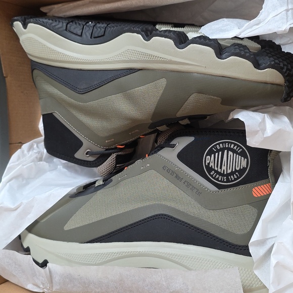 Palladium Mens Sneakers 12 Medium Dusky Green  Shoes New - Picture 12 of 15